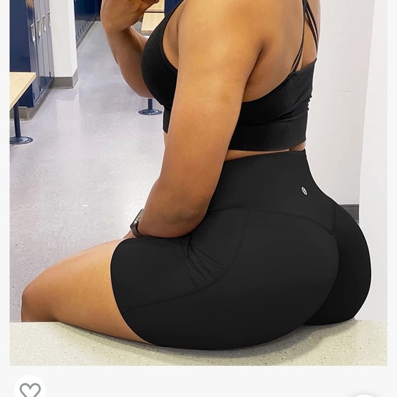 Ineepor | Scrunch Butt Lifting | High Waisted | Biker Shorts | + Pocket - Picture 6 of 6